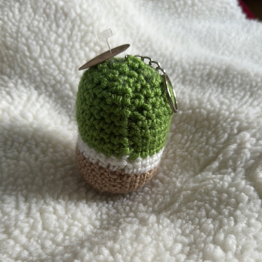 Handmade Crochet Silly Mallard Keychain 🦆 - Picture 3 of 6